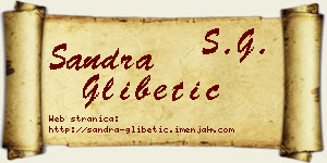 Sandra Glibetić vizit kartica